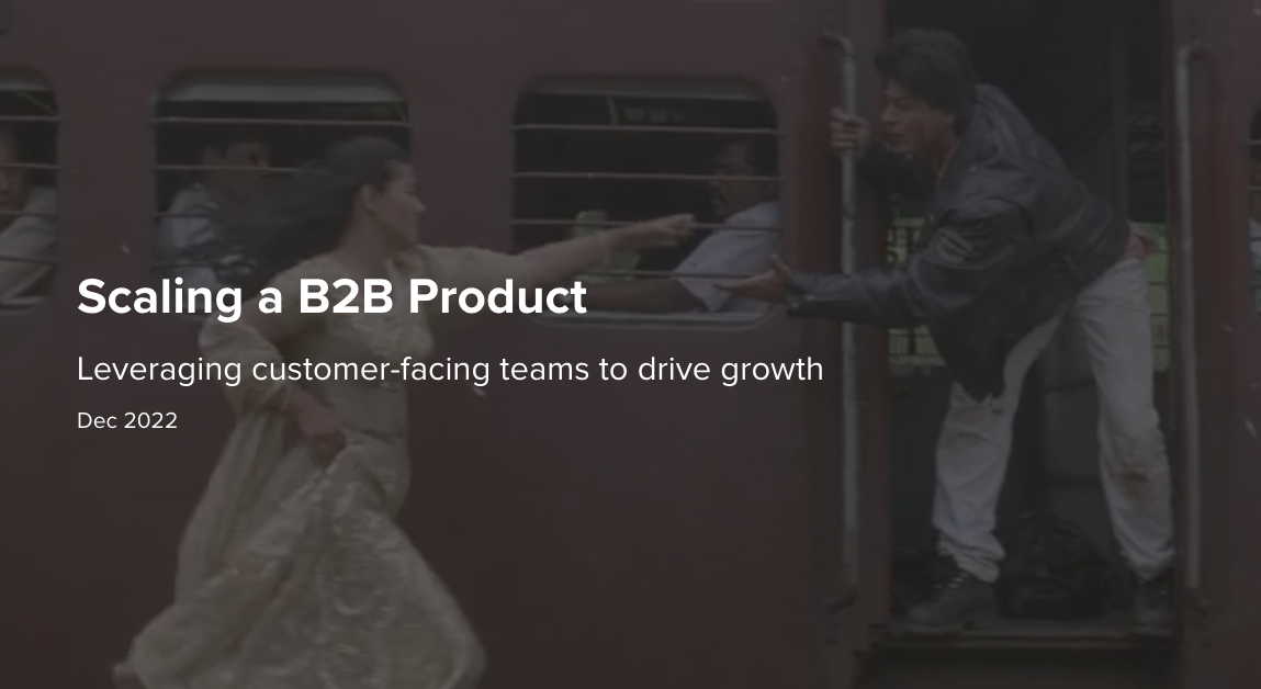 Scaling B2B Product